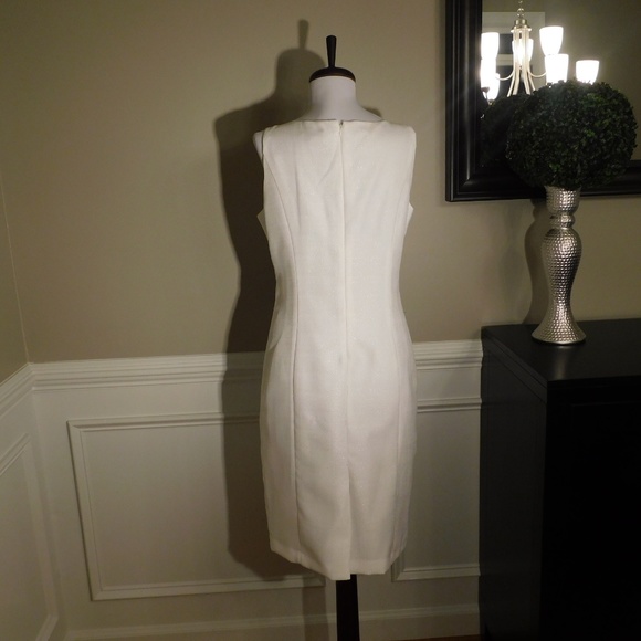Cream Sheath Dress - 8 - BRAND NEW - Picture 6 of 8